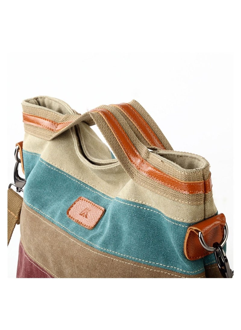Y&D - Women Vintage Single-Shoulder Hand Crossbody Leisure Travel Canvas Bag - Image 1