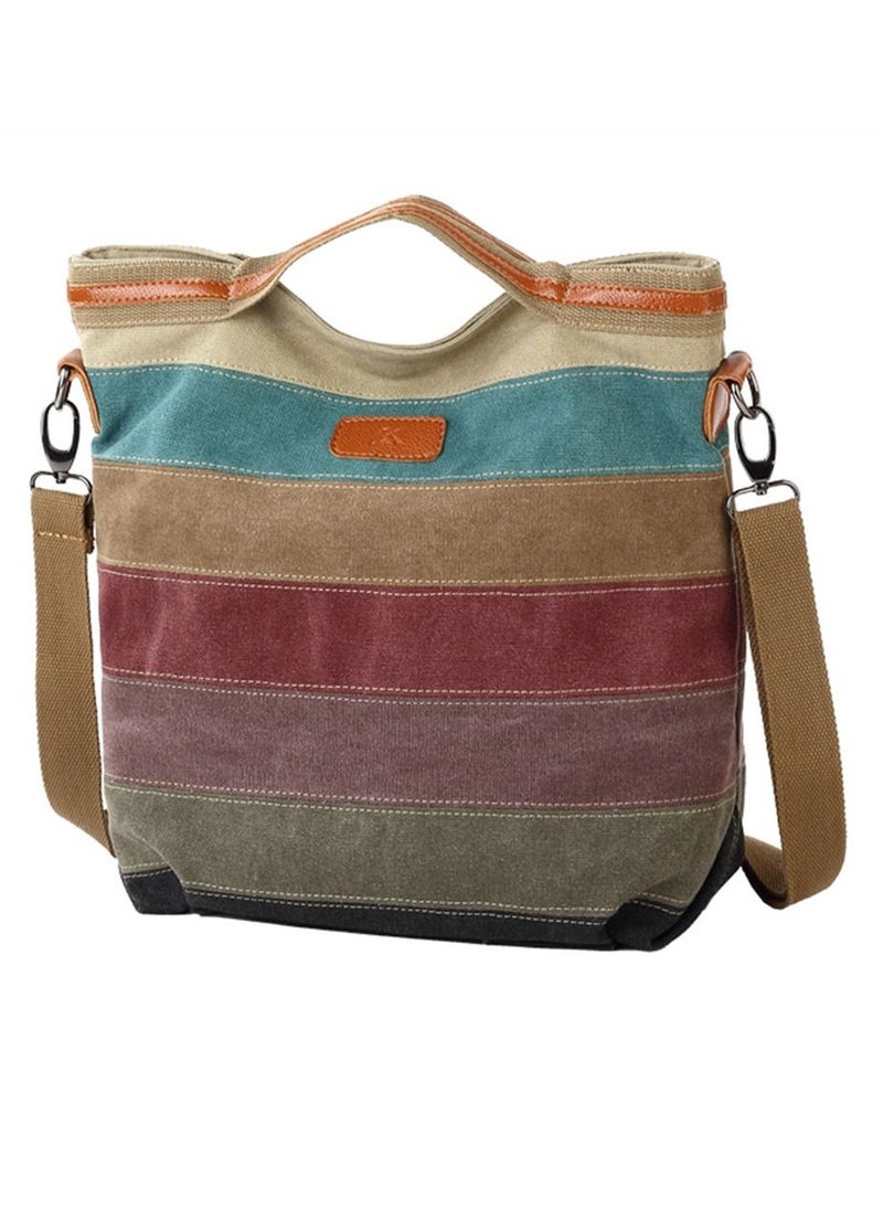 Y&D - Women Vintage Single-Shoulder Hand Crossbody Leisure Travel Canvas Bag - Image 1