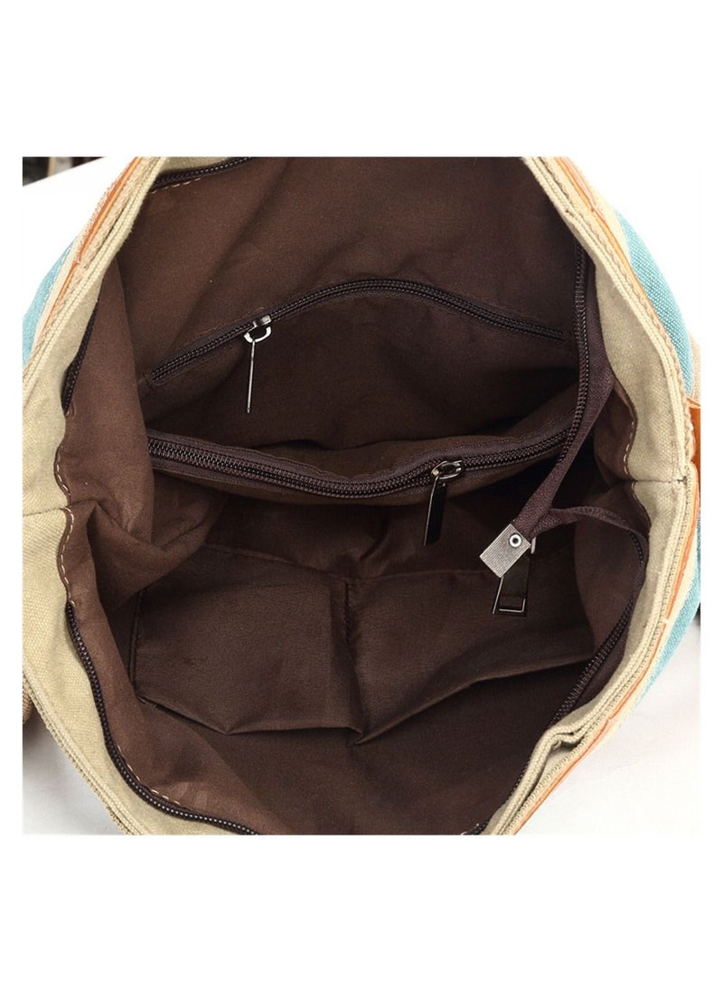 Y&D - Women Vintage Single-Shoulder Hand Crossbody Leisure Travel Canvas Bag - Image 1
