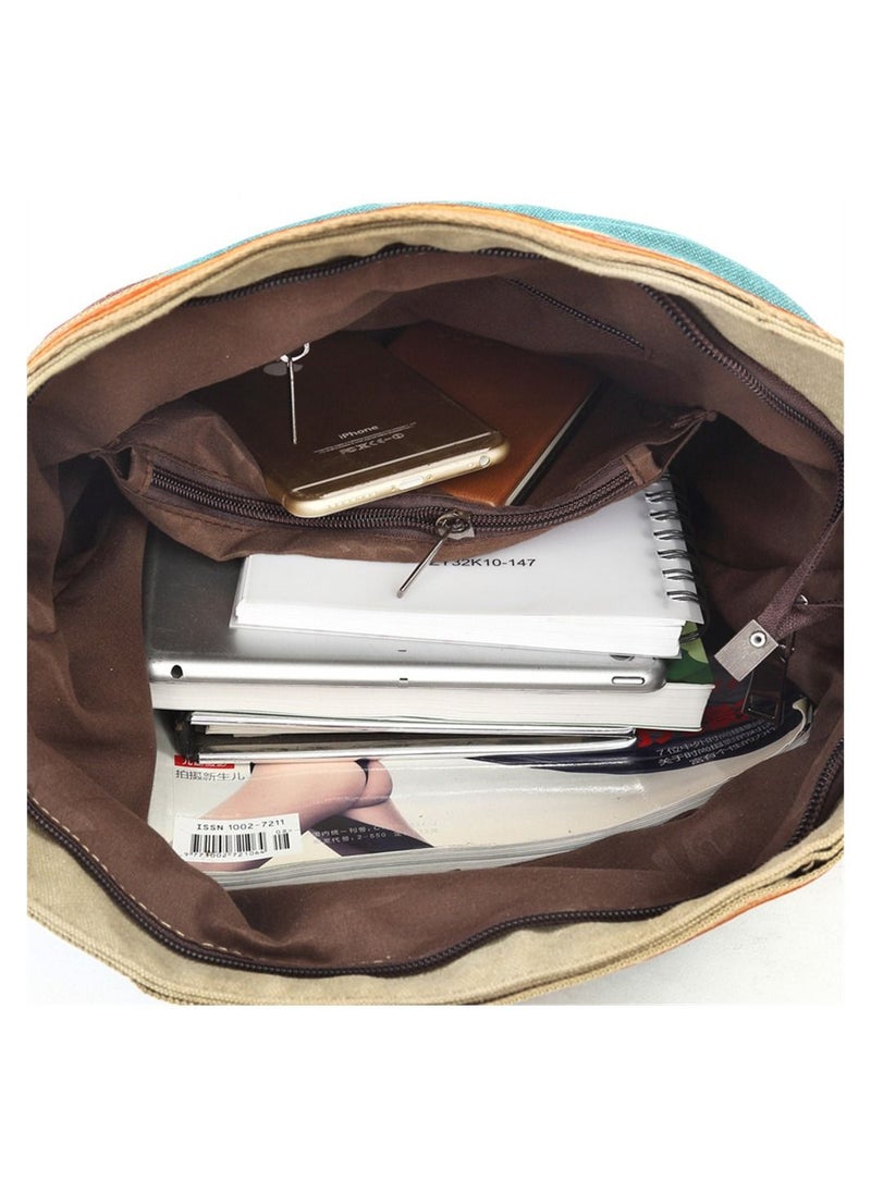 Y&D - Women Vintage Single-Shoulder Hand Crossbody Leisure Travel Canvas Bag - Image 1