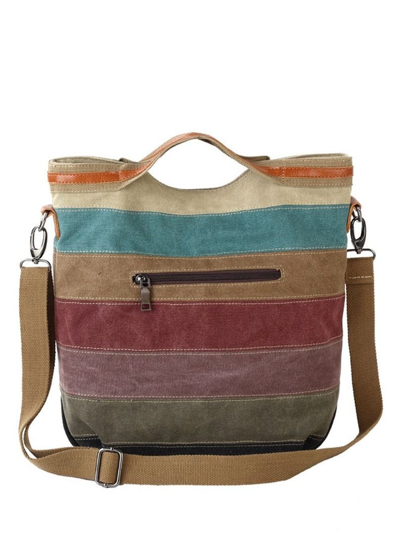 Y&D - Women Vintage Single-Shoulder Hand Crossbody Leisure Travel Canvas Bag - Image 1