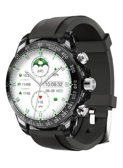 porodo RAYTONA Smart Watch With Silicone And Metal Strap - Black  - Image 1