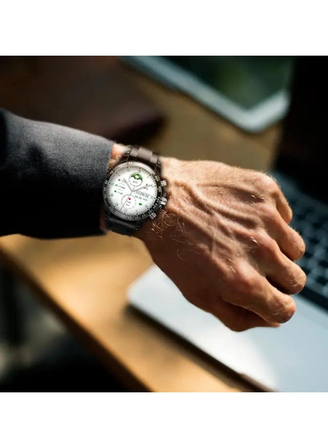 بورودو ساعة ذكية RAYTONA بسوار سيليكون وحزام معدني - أسود - Image 5