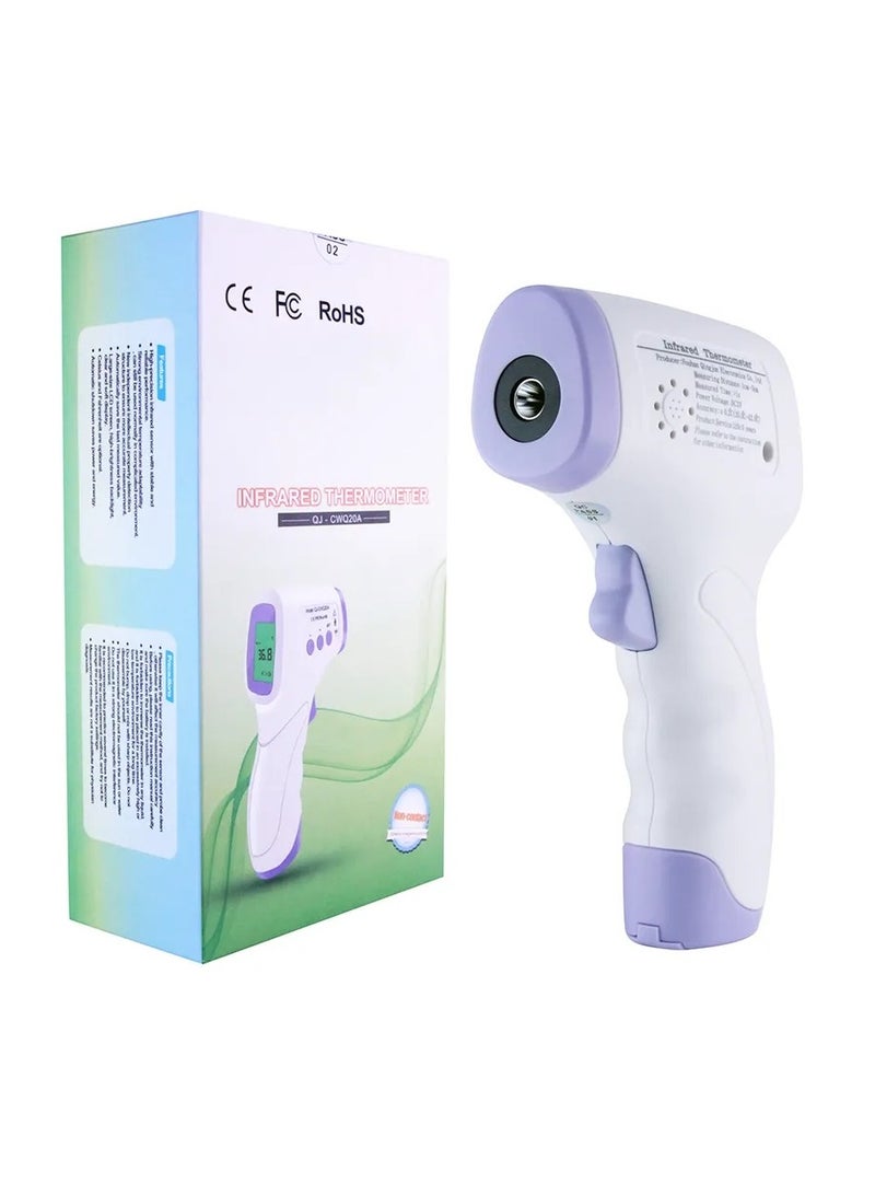 Onetech Onetech Infrared Thermometer QJ-CWQ20A – Non-Contact Digital Forehead Temperature Scanner with LCD Display - Image 1