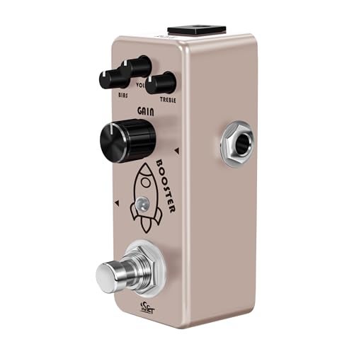 ISET Booster Effect Pedal Analog Rocket Boost For Electric Guitar Bass True Bypass - Image 3
