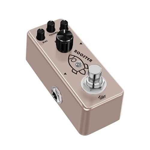 ISET Booster Effect Pedal Analog Rocket Boost For Electric Guitar Bass True Bypass - Image 4