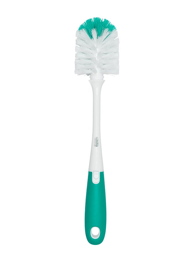 OXO TOT فرشاة زجاجة مع حامل - أزرق مخضر  - Image 1