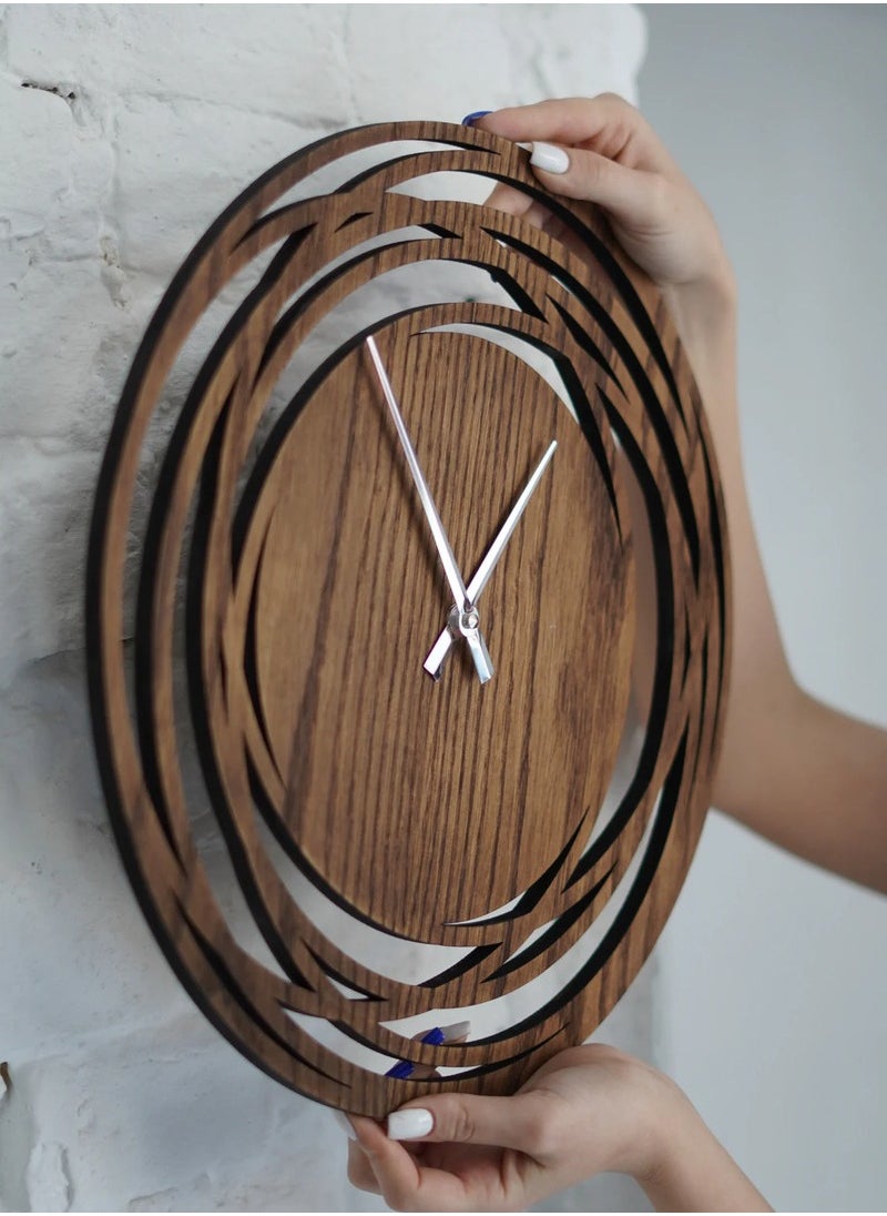 Home Gallery unique rustic clocks for wall Brown  - Image 1