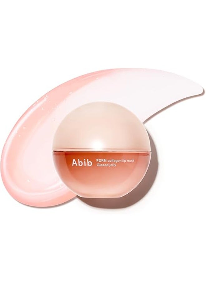 ابيب قناع شفاه بي دي ار ان بالكولاجين من ابيب، بلسم شفاه كوري ليلي مرطب بتركيبة هلامية لامعة لمعالجة الشفاه الجافة والمتشققة، تركيبة نباتية، قناع نوم مرطب غني بحمض الهيالورونيك للشفاه المتشققة، 11 مل - Image 1