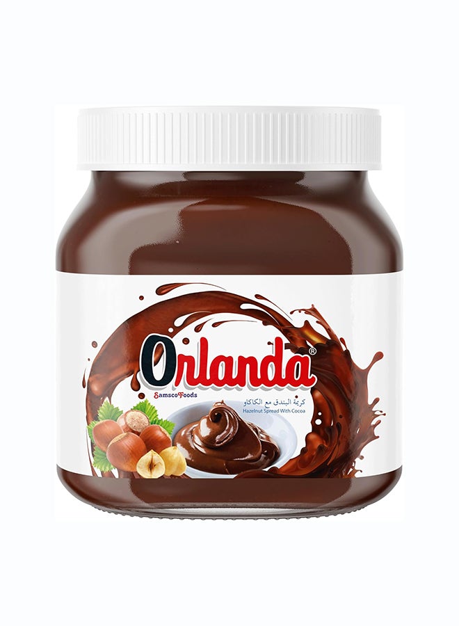 ORLANDA, Hazelnut Spread Glass Jar, 750 g