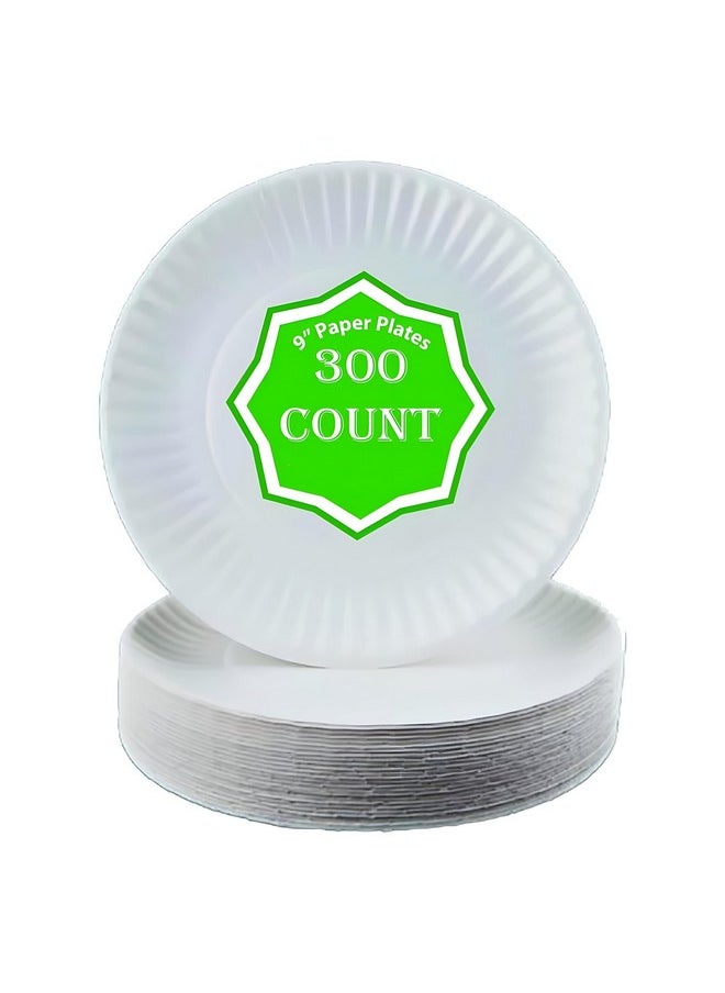 Perfect Stix Perfect Stix Paper Plate by Kitchen Essentials, 9" (Pack of 300)  - Image 1
