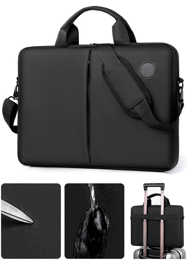 15.6 Inch Computer Bag，41*30*6cm Laptop Bag for Men Women，15.6 Inch Laptop Sleeve Shoulder Bag - Image 1