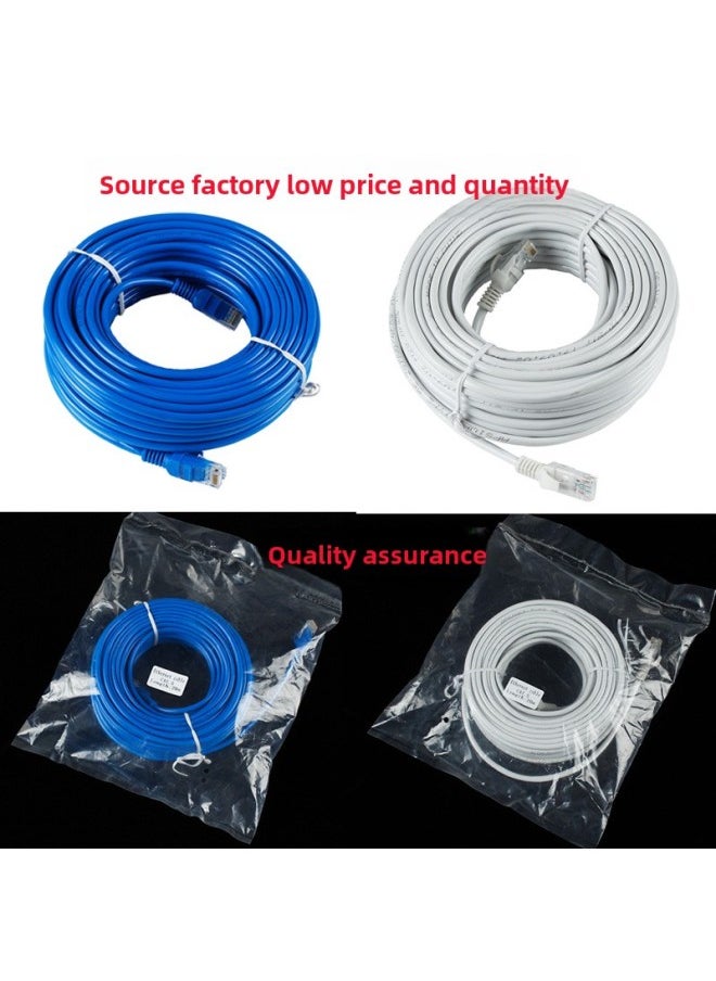 Generic SOURCE Computer Finished Jumper Router Network Cable CAT5E Broadband Cable Ultra-five UTP Network Cable-Color:Black Copper Clad Aluminum-Line Length:Black Copper Clad Aluminum 100 M  - Image 3