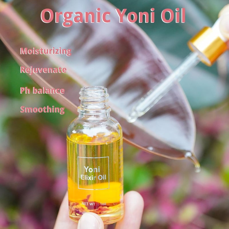 forvirness Feminine Wash Natural Yoni Oil Set Vaginal Wash with Cleaning Factor Yoni Wash for Women PH Balance 1 floz Feminine Oil 67 floz Intimate Cleanser - Image 3