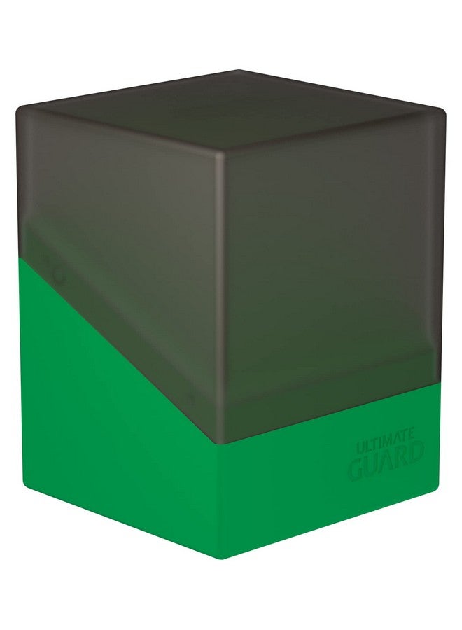 Ultimate Guard Boulder Synergy 100+, Deck Case for 100 Double-Sleeved TCG Cards, Black/Green, Secure & Durable Storage for Trading Card Games - Image 1