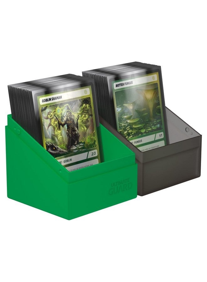 Ultimate Guard Boulder Synergy 100+, Deck Case for 100 Double-Sleeved TCG Cards, Black/Green, Secure & Durable Storage for Trading Card Games - Image 5