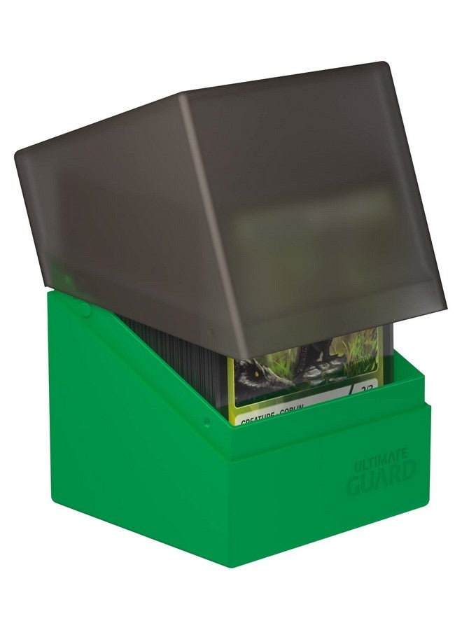 Ultimate Guard Boulder Synergy 100+, Deck Case for 100 Double-Sleeved TCG Cards, Black/Green, Secure & Durable Storage for Trading Card Games - Image 2