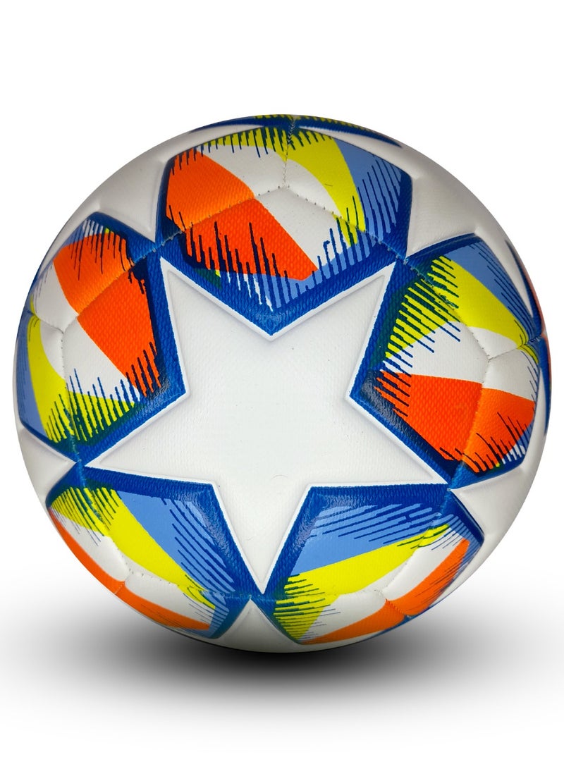 H PRO Pro Premium Match Football | Designed For Ultimate Control And Performance | Size 5 | Multicolor - Image 2
