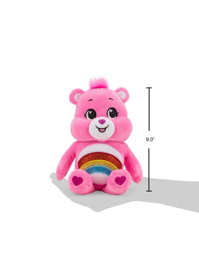Care Bears 9" Bean Plush (Glitter Belly) Cheer Bear Soft Huggable Material! - Image 3