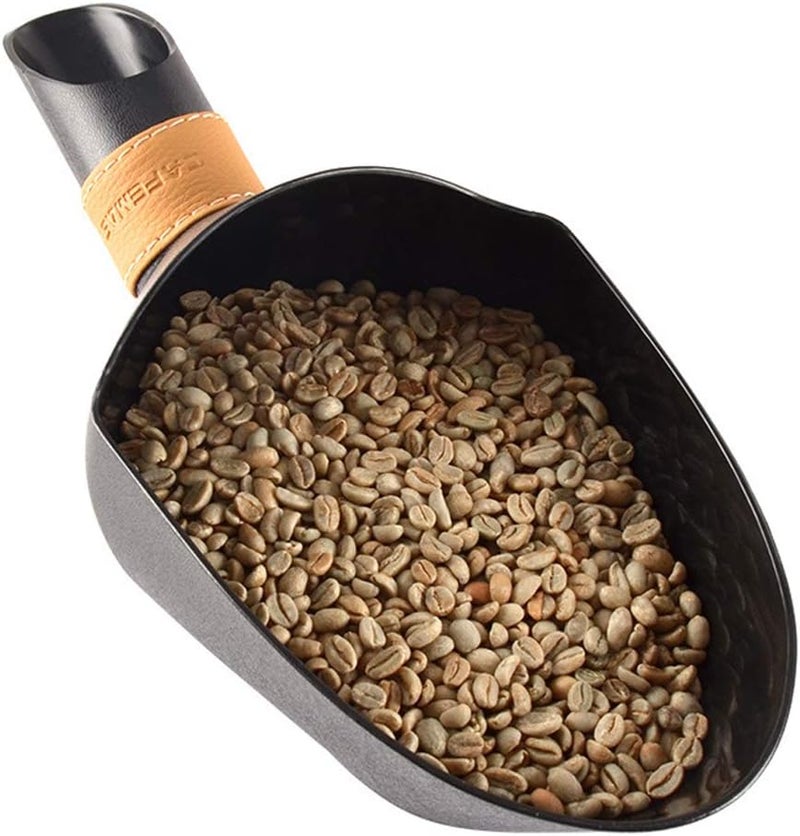 CAFEMASY Coffee Bean Shovel Scoop Commerical Coffee Beans Filling Scooper Plastic Coffee Bean Scale Measuring Scoop - Image 1