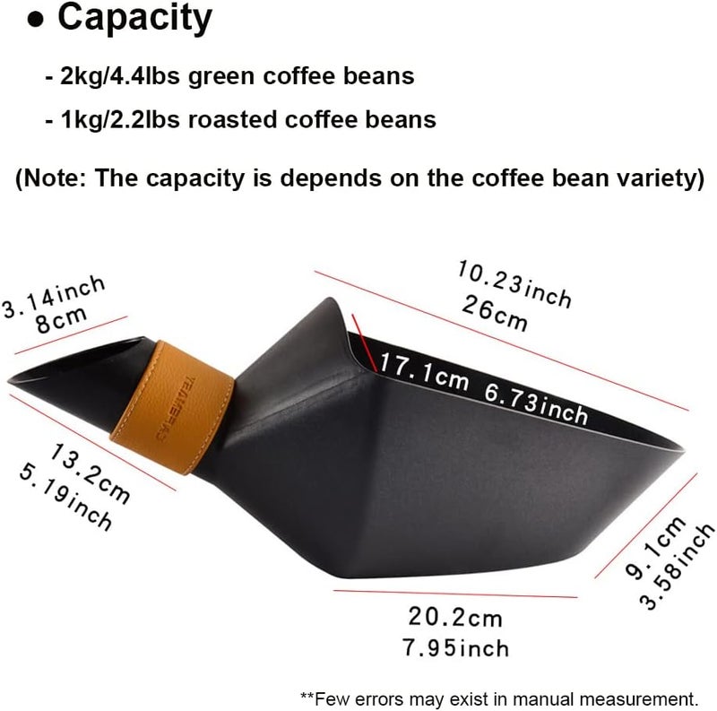 CAFEMASY Coffee Bean Shovel Scoop Commerical Coffee Beans Filling Scooper Plastic Coffee Bean Scale Measuring Scoop - Image 2