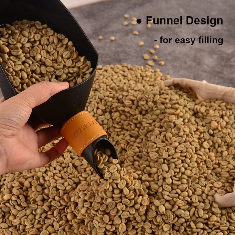 CAFEMASY Coffee Bean Shovel Scoop Commerical Coffee Beans Filling Scooper Plastic Coffee Bean Scale Measuring Scoop - Image 4