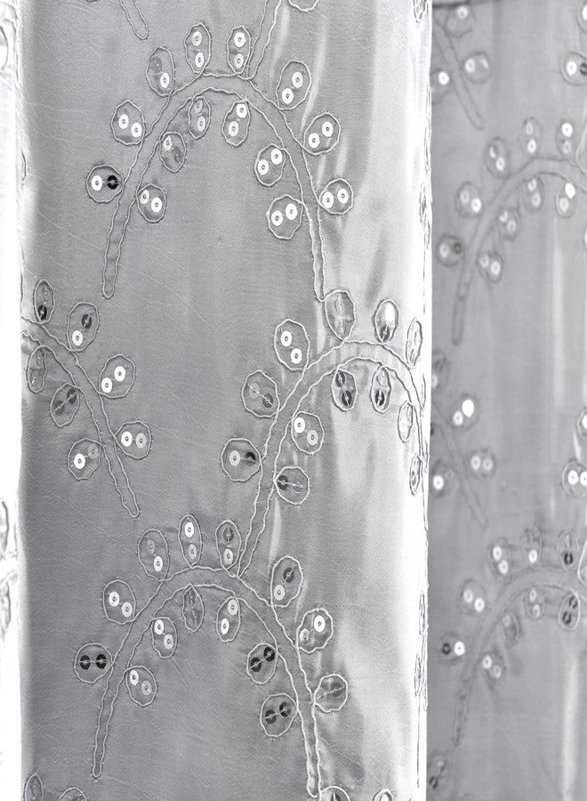 لاش ديكور ستارة حمام ماريا من لوش ديكور، ٧٢ بوصة × ٧٢ بوصة، رمادية وفضية - Image 5