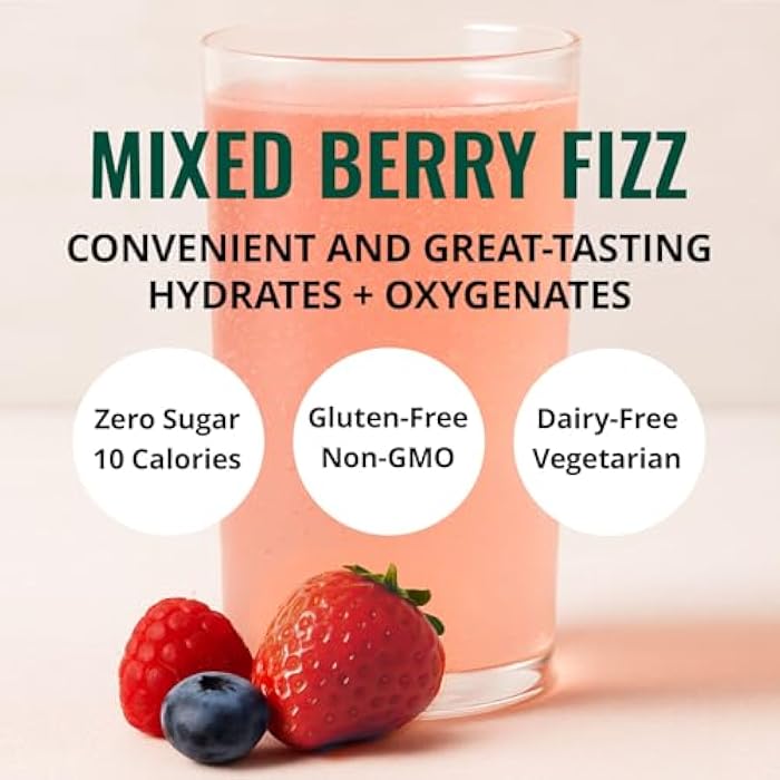 Boost Oxygen Next-Level Hydration Packet | Electrolyte & Bicarbonate Super Blend | Supports Healthy Circulation for Hydration, Oxygenation, Occasional Fatigue & Recovery | Mixed Berry (6 Pack) - Image 5