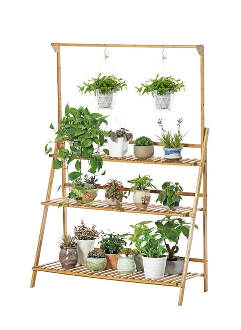 Plant Stand 3 Tier Flower Rack Holder Shelves Rack Storage Organizer Display Indoor Planter for Balcony Bedroom Patio Garden Living Room