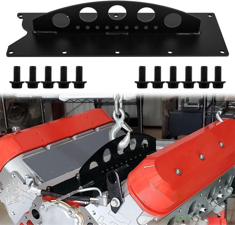 Camoo LS Engine Lift Plate Engine Hoist Picker Crane Lift Plate Fit for Chevy LS Series LSX LS LS1 LS2 LS3 LQ4 60 62 53 48 Gen III 3 - Image 2