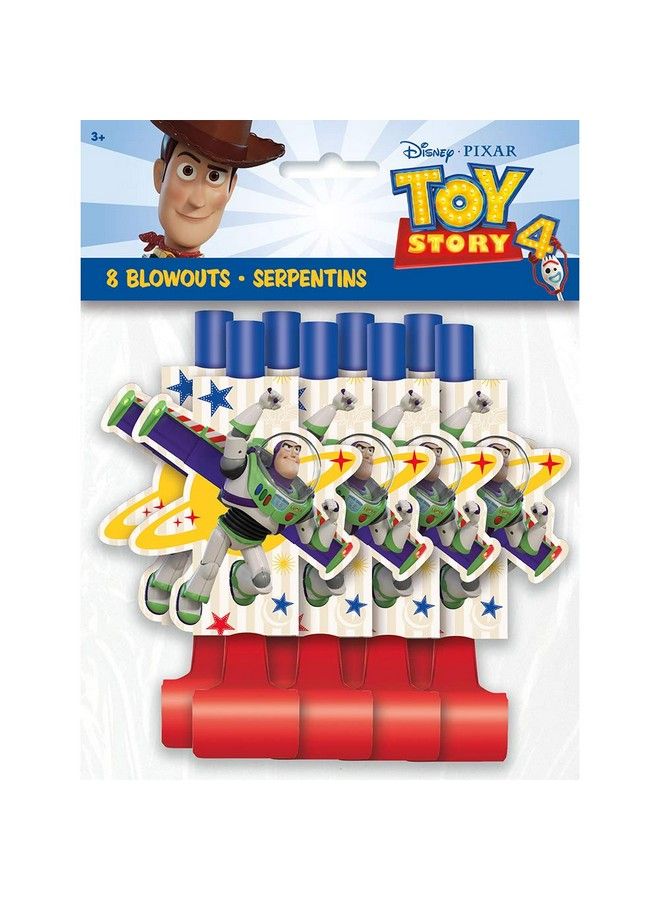 Unique Disney Toy Story 4 Party Blowouts 5" X 3" 8 Pcs - Image 3
