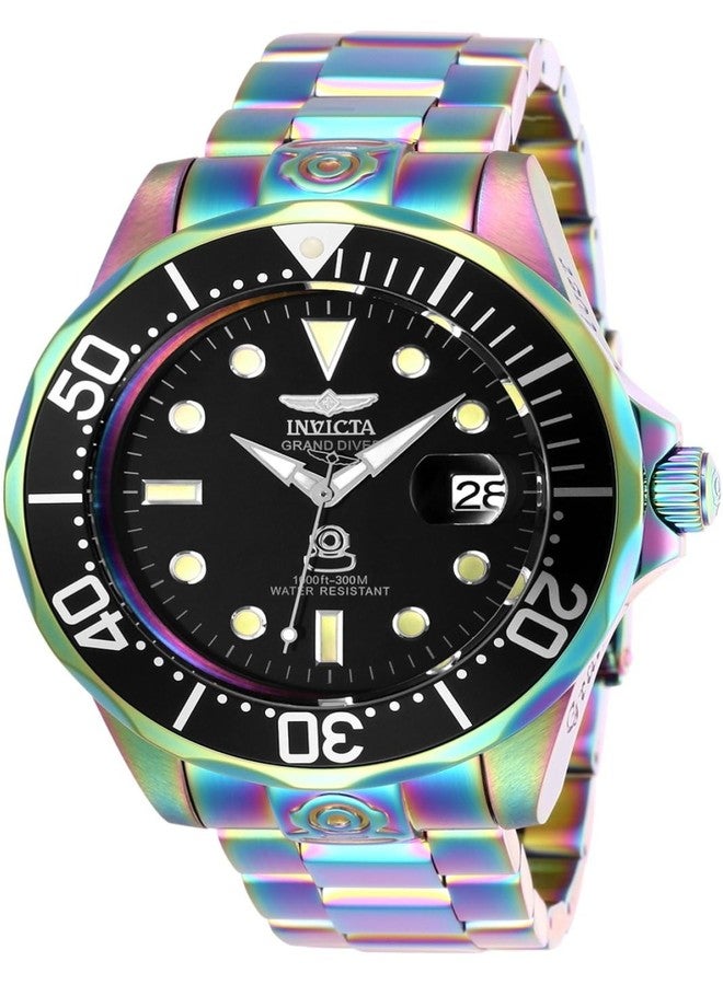 Invicta Men's Pro Diver Automatic-self-Wind Diving Watch with Stainless-Steel Strap, Multi, 20 (Model: 26601) - Image 1