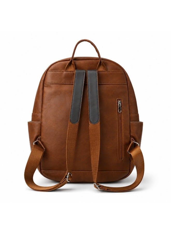 Women’s Convertible Shoulder Bag and Backpack with Multiple Zipper Pockets – Practical Everyday Bag for Work, College, Shopping and Travel - Image 3