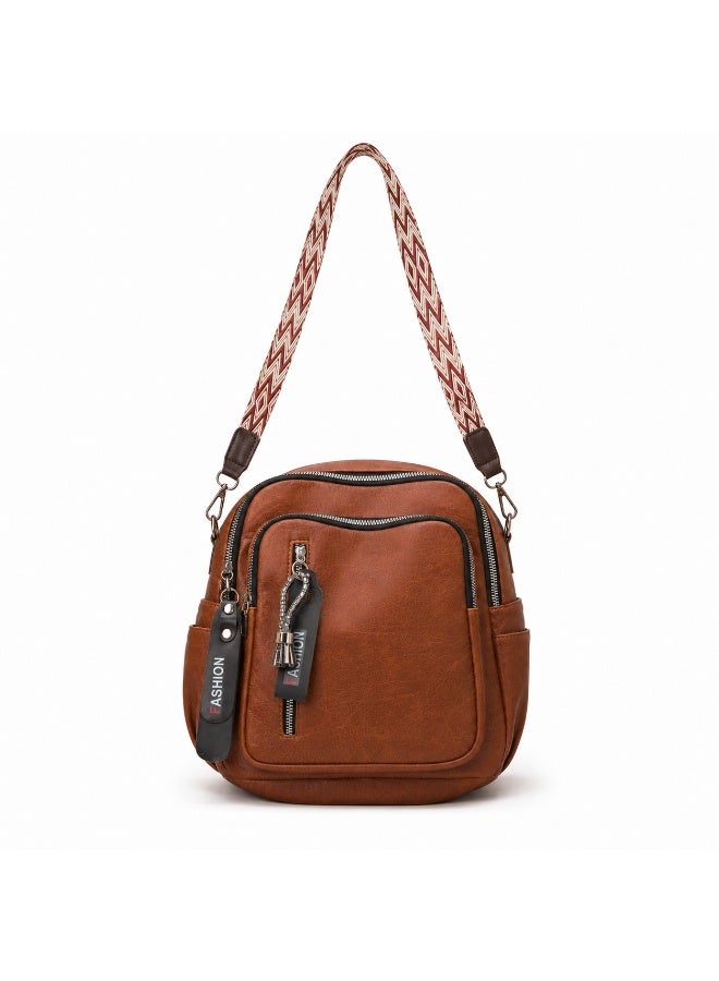 Women’s Convertible Shoulder Bag and Backpack with Multiple Zipper Pockets – Practical Everyday Bag for Work, College, Shopping and Travel - Image 5
