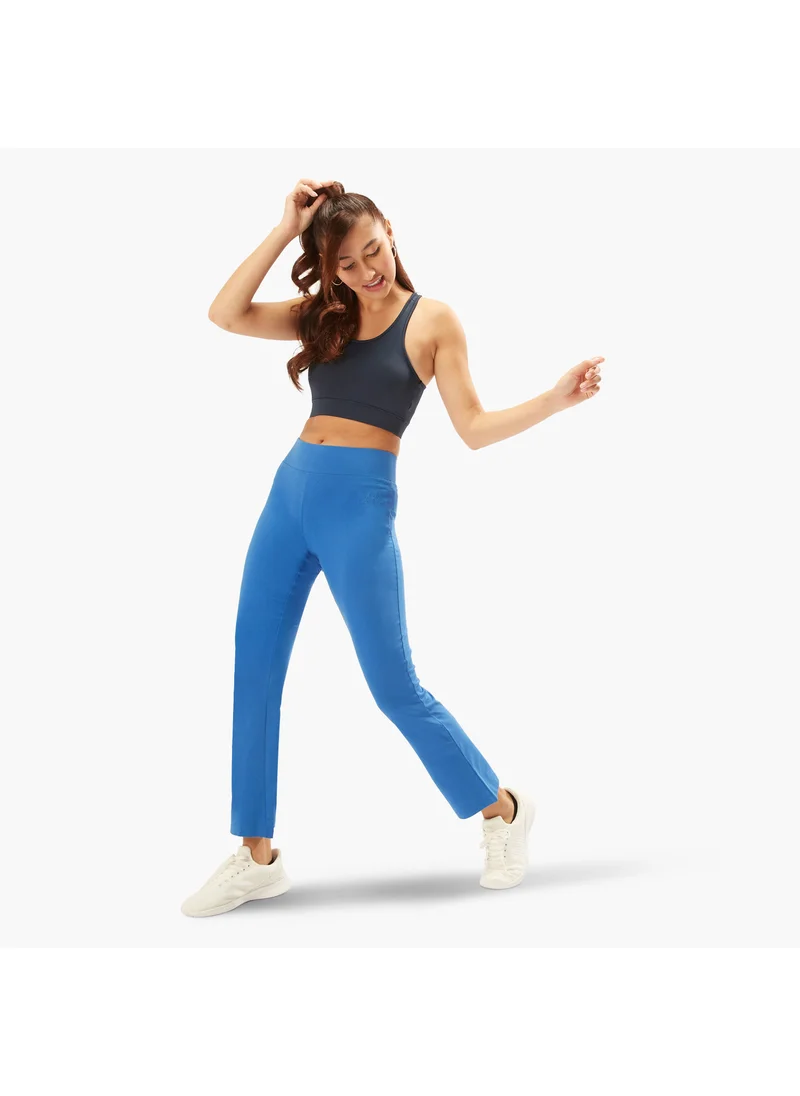 Kappa Kappa Full Length Boot Cut Pants with Elasticised Waistband