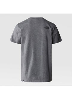 THE NORTH FACE M S/S Simple Dome Tee Gray T-Shirt  - Image 3