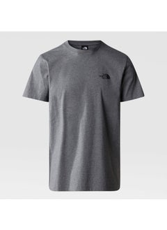 THE NORTH FACE M S/S Simple Dome Tee Gray T-Shirt  - Image 2