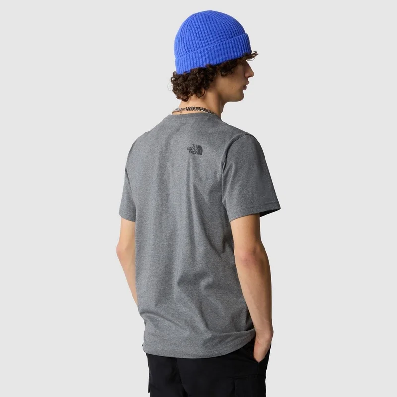 ذا نورث فيس M S/S Simple Dome Tee Gray T-Shirt