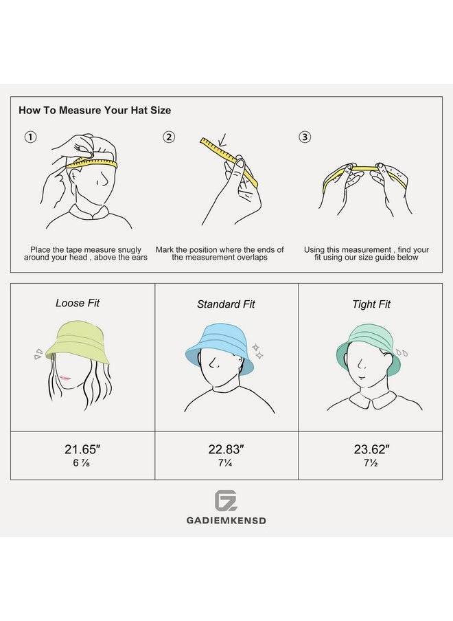 GADIEMKENSD - Cotton Bucket Hat For Womens Summer Sun Protection Upf 50 Bucket Hats For Men Lightweight Packable Outdoor Travel Hat For Travelling Golf Hiking Camping Brown - Image 1
