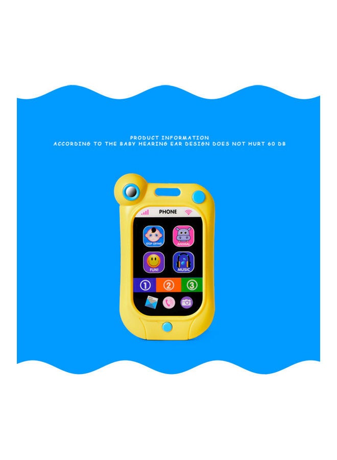 لعبة محاكاة علي شكل هاتف بشاشة تعمل باللمس للتعلم المبكر للأطفال 13x7.5سم - Image 4