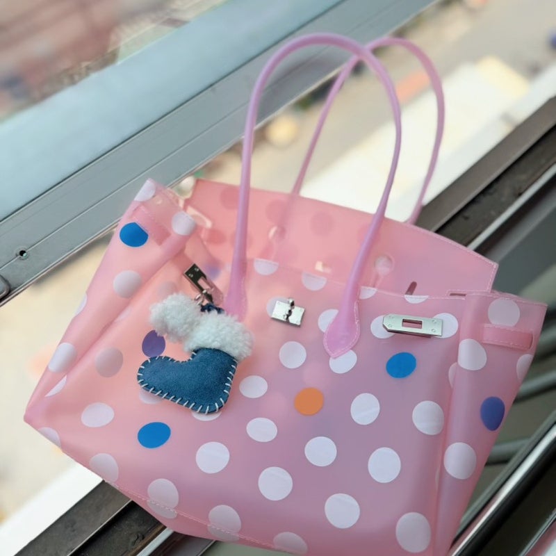 2026 TPU Jelly Tote Bag Summer Commuter Large Capacity Shoulder Bag - Image 1