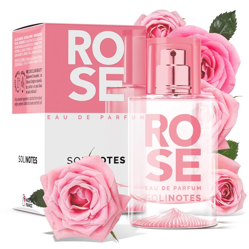 Solinotes Paris Solinotes Rose Perfume for Women, 1.7 Fl Oz/ 50 ML Eau De Parfum, Delicate Floral and Soothing Scent with Premium Ingredients - Clean Perfume, Cruelty Free, Vegan, Made in France - Image 2