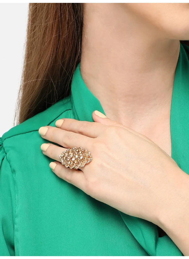 SOHI Party Artificial Cocktail Ring Jewellery