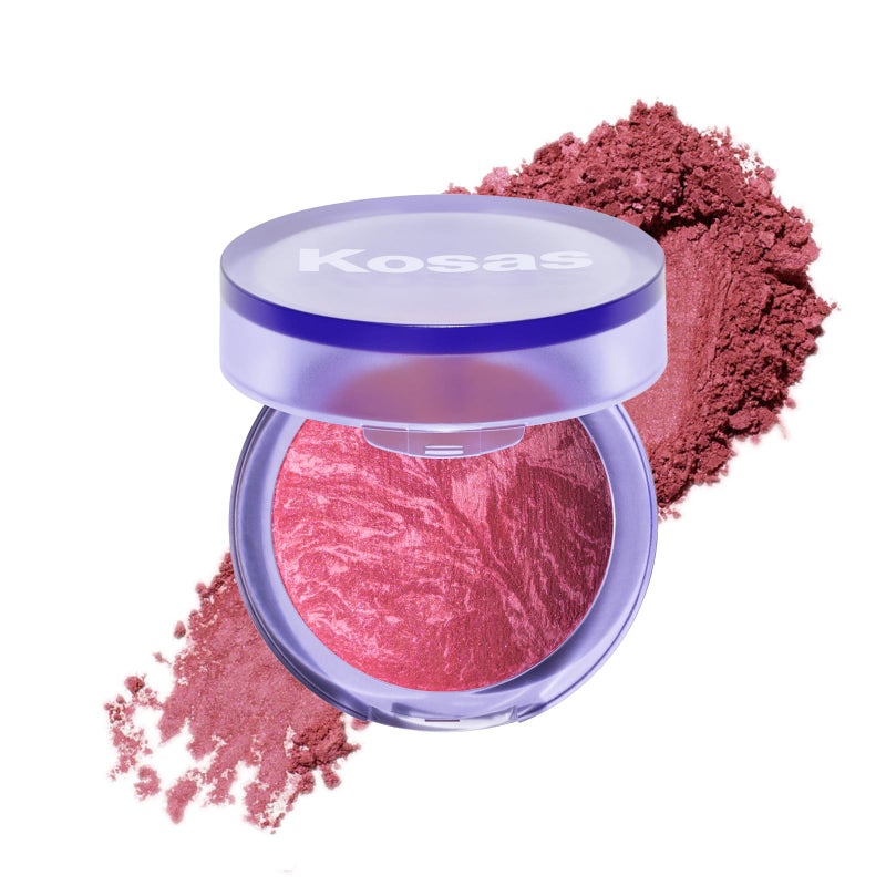 Kosas Blush is Life â€“Talc-Free Dimensional Blush Baked with Squalane & Hyaluronic Acid â€“ Long Wear, Safe for Sensitive Skin- Adrenaline - Image 1