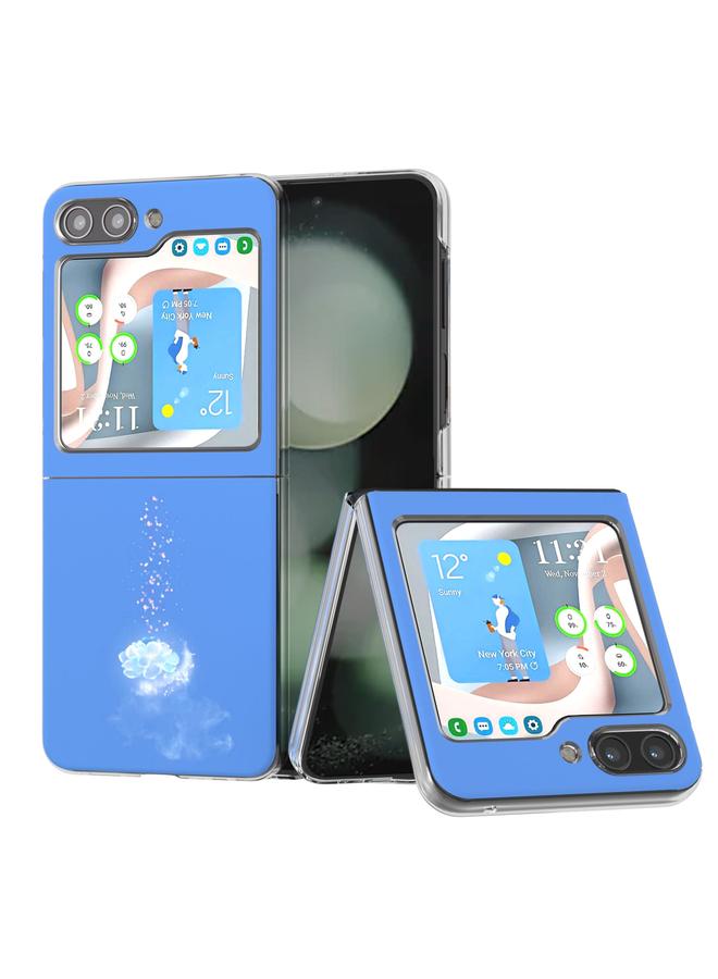 اس-توب جراب لهاتف Samsung Galaxy Z Flip5 بنمط مطبوع عليه رسومات - Image 1