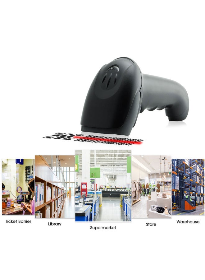 MARGOUN 2.4G Wireless and Bluetooth Barcode Scanner (X-9700 2D Bluetooth) for warehouse/retail/logistics - Image 3