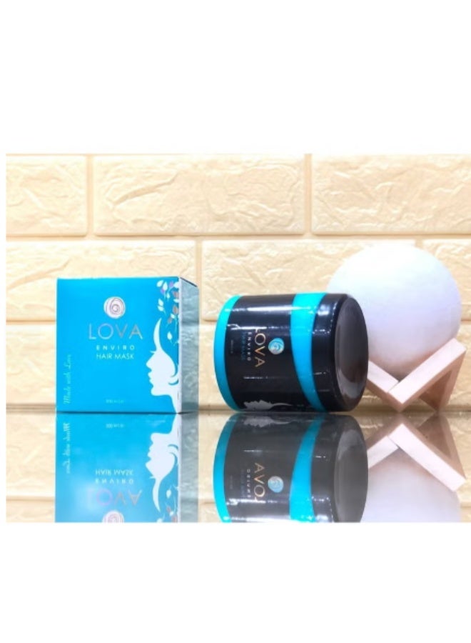 Lova Shea Butter Cream is a moisturizing treatment for dry and frizzy hair. It effectively combats aging and deeply hydrates, leaving your hair feeling refreshed and supple. - Image 2