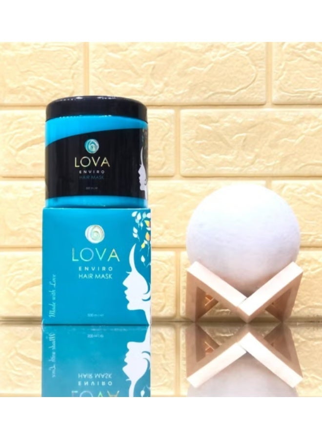 Lova Shea Butter Cream is a moisturizing treatment for dry and frizzy hair. It effectively combats aging and deeply hydrates, leaving your hair feeling refreshed and supple. - Image 3