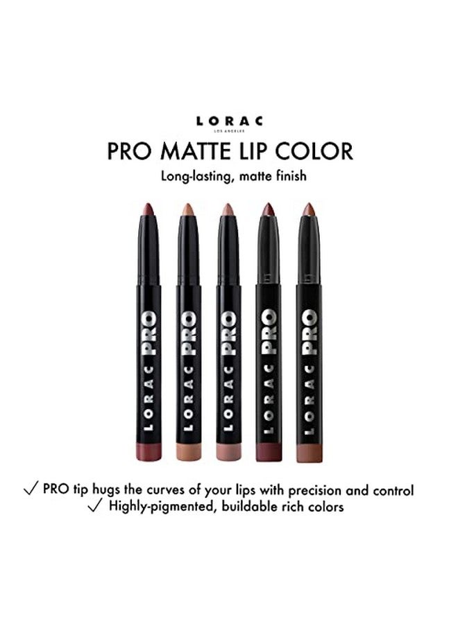 Lorac Pro Matte Lipstick Greige Longlasting Color Antioxidant Infused Cruelty Free Gluten Free Vegan - Image 2