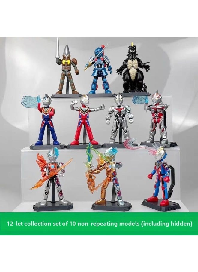 null - Genuine Bruco Building Blocks Ultraman Stars Edition 12th Bomb 12th Bomb Blazer Gaia Toy 12th Generation-Color:[12 Bullets Of Stars] Designated Model-ultraman Ancient Ru To Tall Type - Image 1